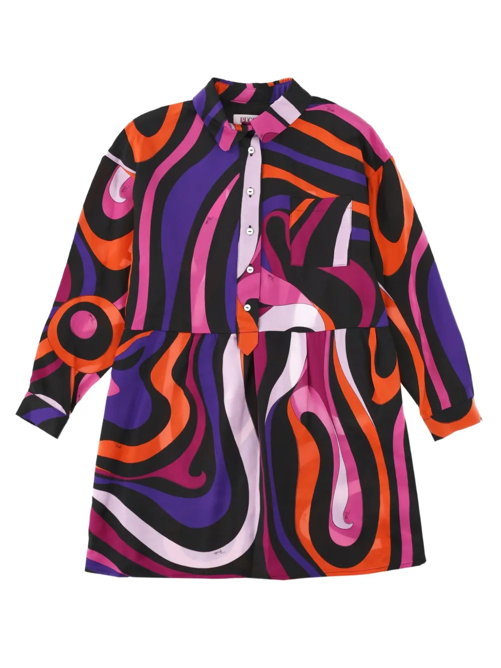 PUCCI Junior Jurk met lange mouwen Zwart
