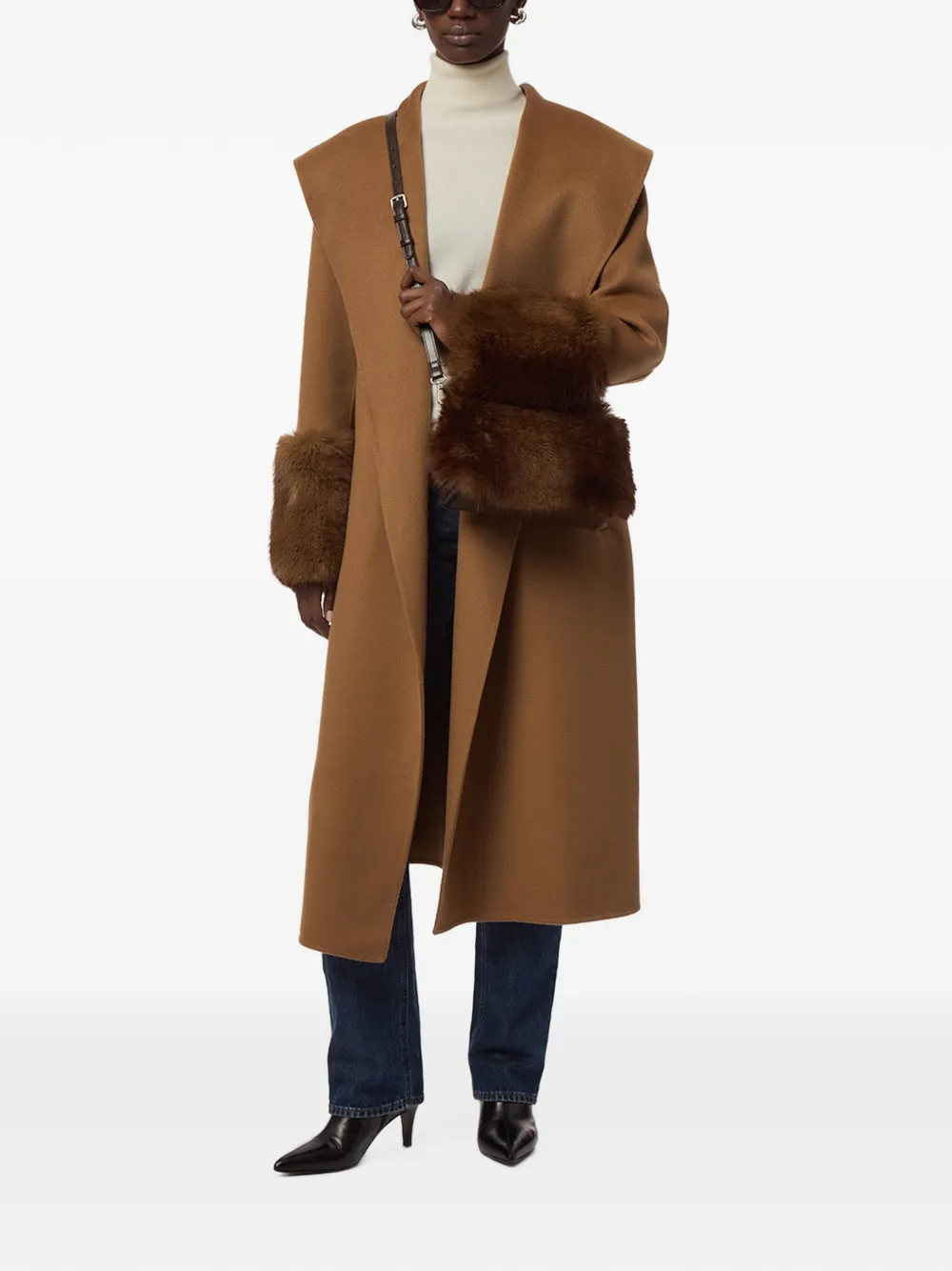 Apparis Amelia schoudertas Bruin