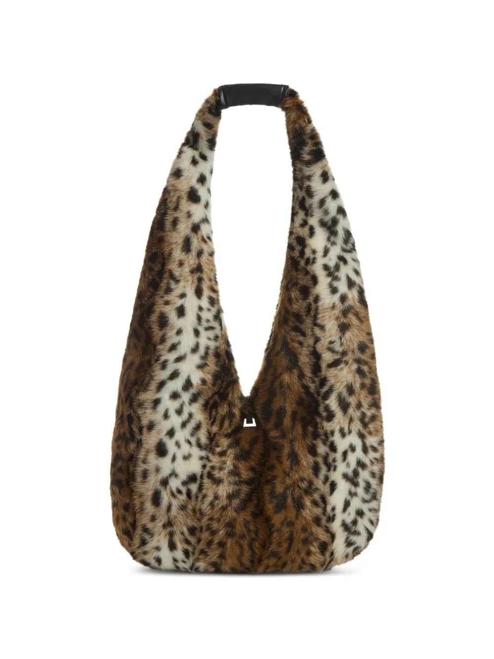 Apparis Maxi Colette leopard-print shoulder bag - Marrone