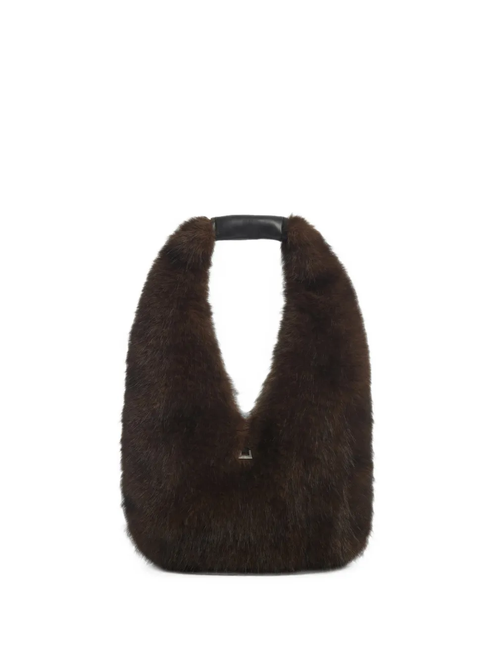 Apparis Colette faux-fur shoulder bag - Marrone