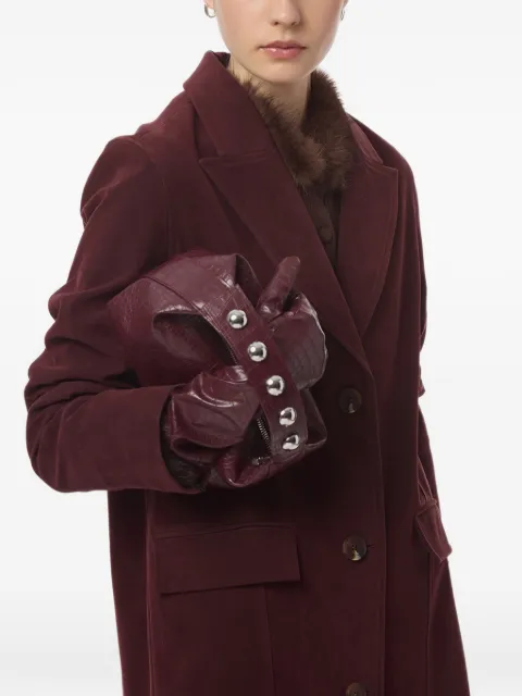 Apparis Marfa stud-embellished croc-effect mini bag