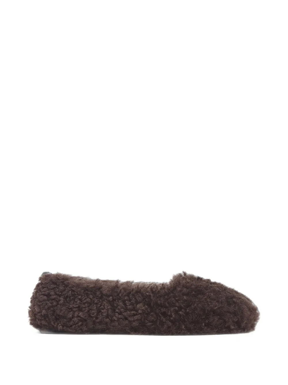Apparis Magda bouclette faux-shearling slippers - Marron Apparis Magda bouclette faux-shearling slippers - Marron