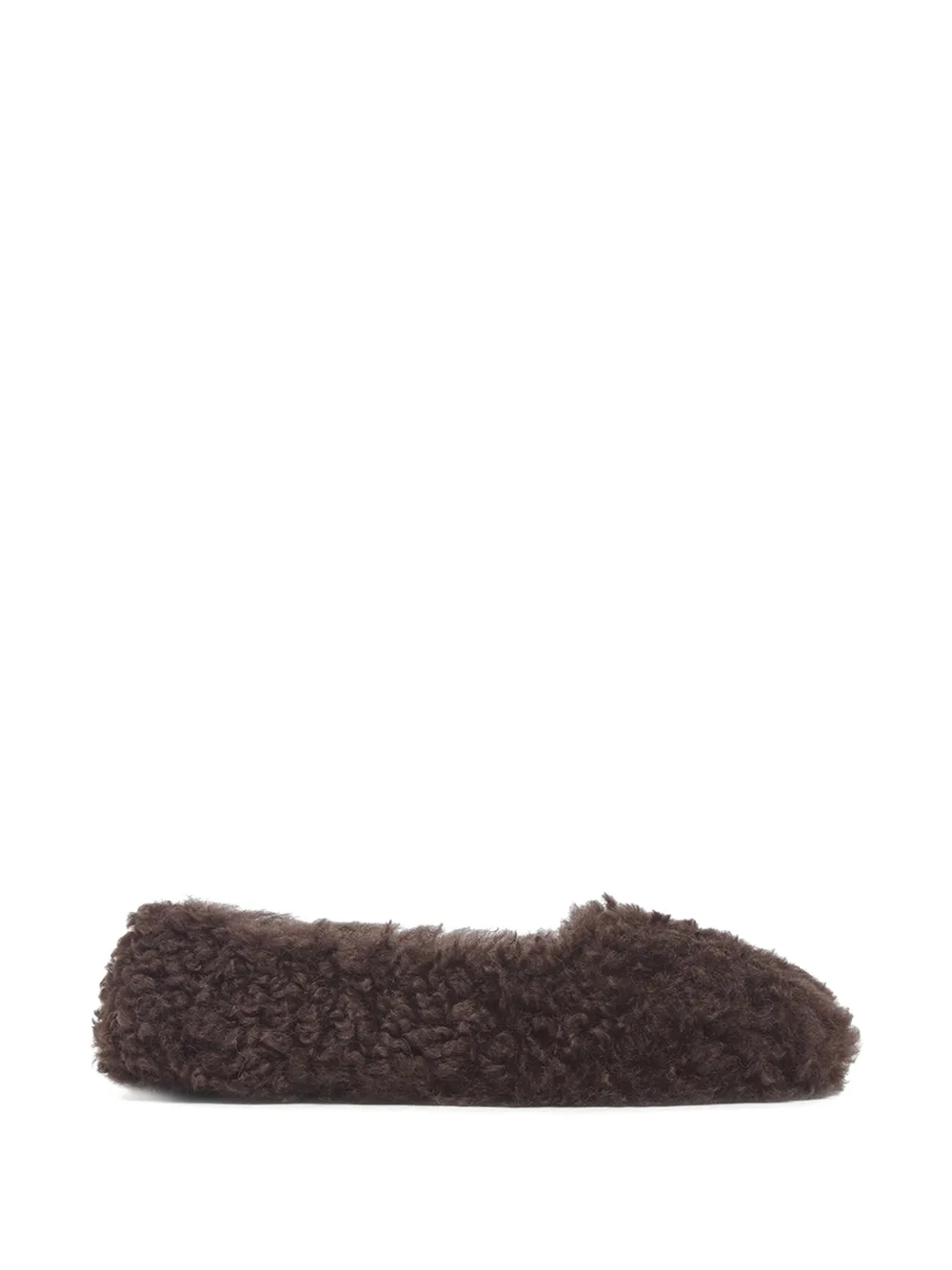 Apparis Magda bouclette faux-shearling slippers - Braun