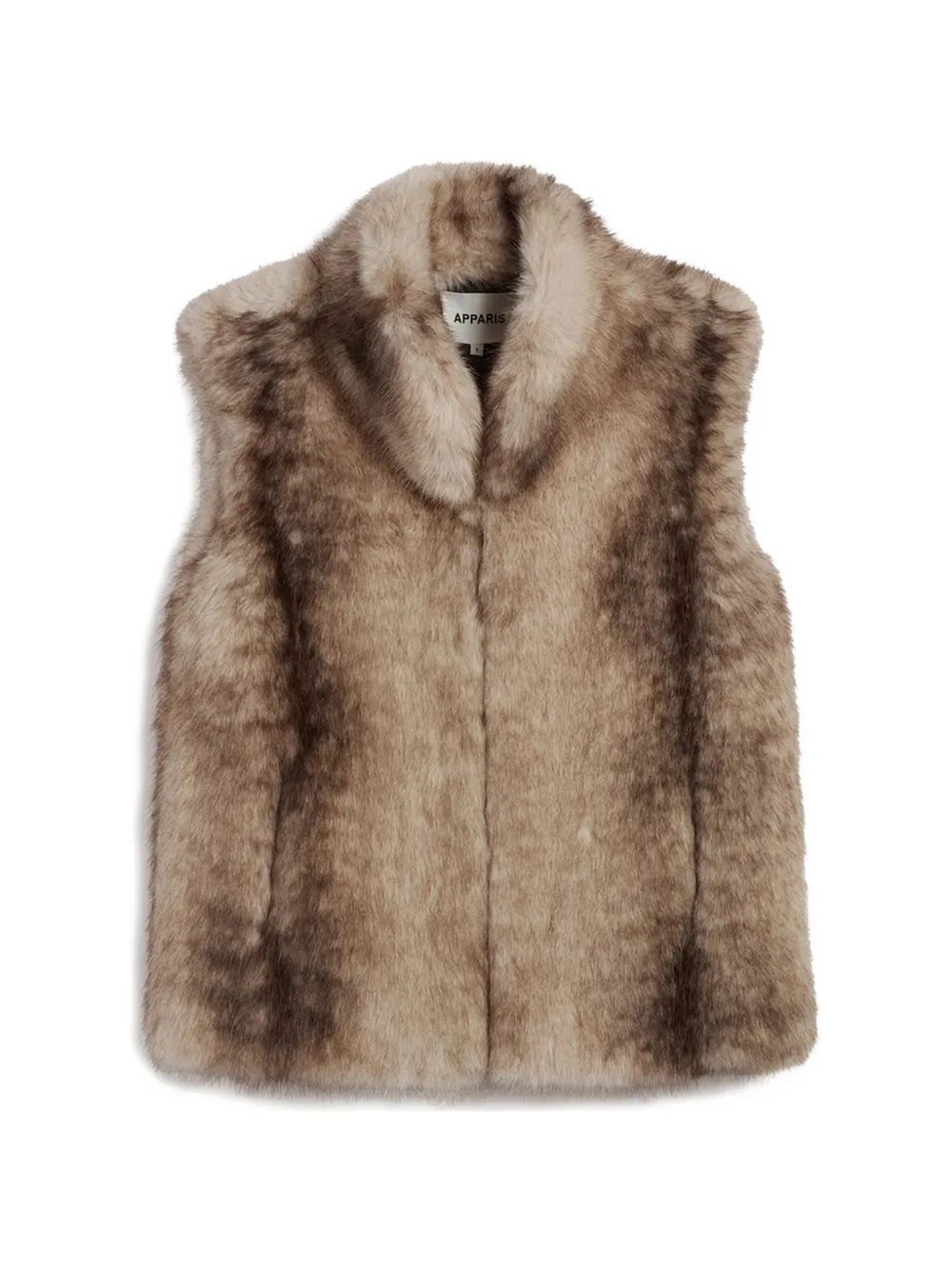 Apparis Laila faux-fur vest - Tons neutres Apparis Laila faux-fur vest - Tons neutres