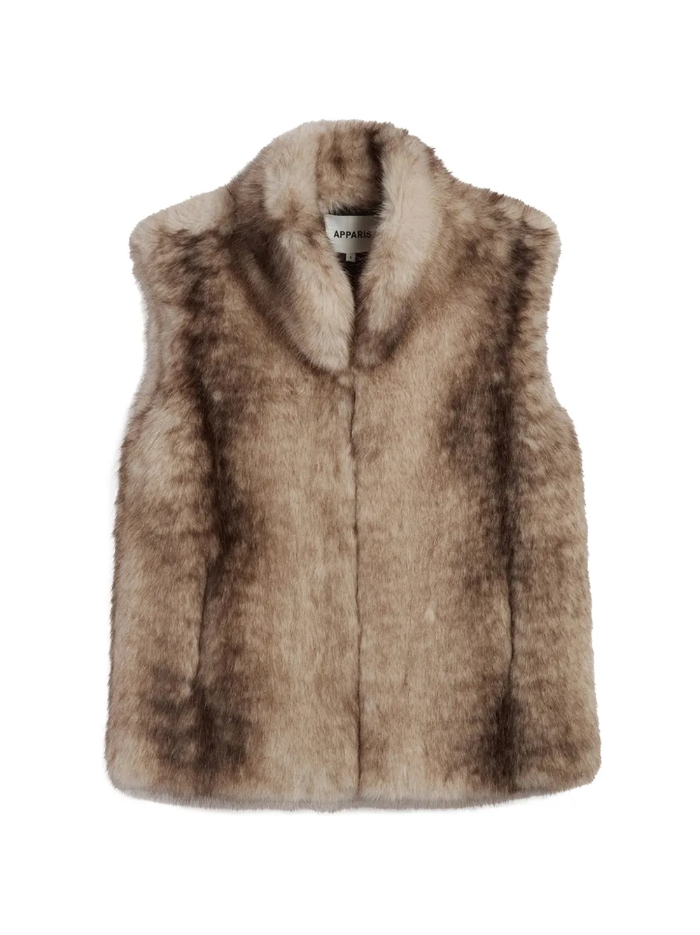 Apparis gilet Laila en fourrure artificielle - Tons neutres