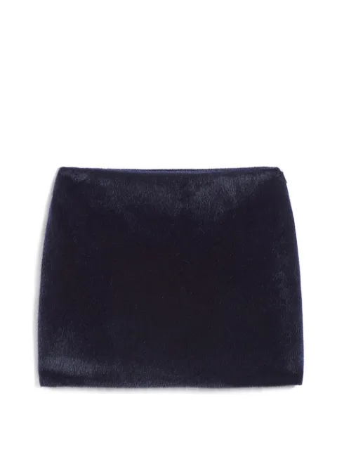Apparis Pia faux-fur mini skirt