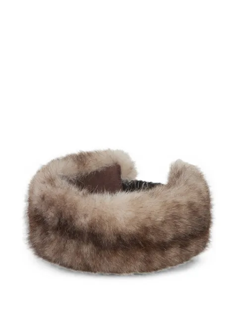 Apparis Eleni faux-fur headband