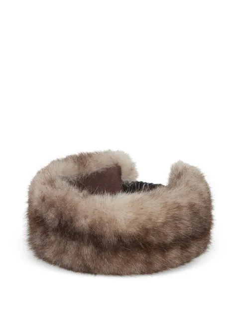 Apparis Eleni faux-fur headband