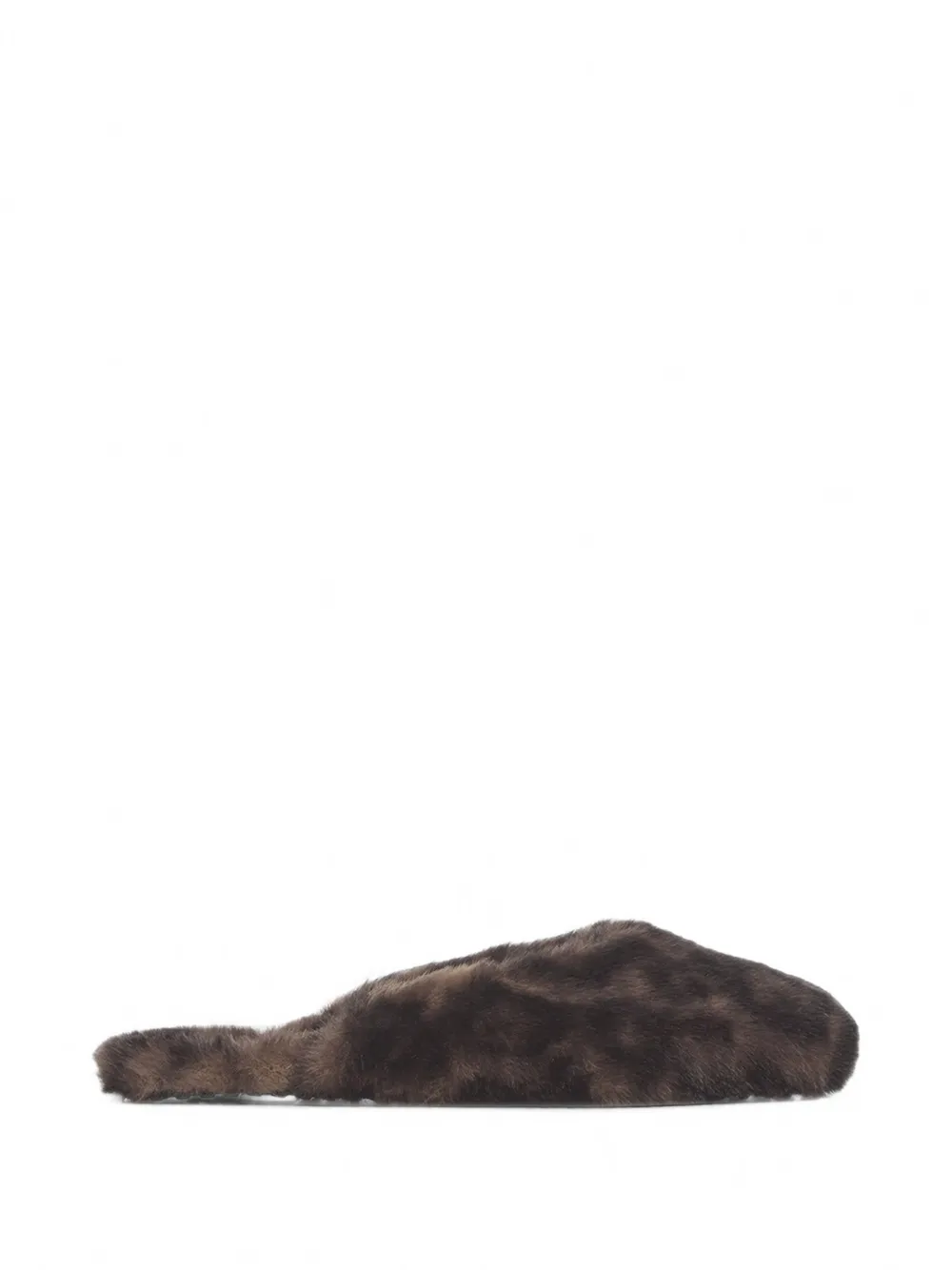 Apparis Demi leopard-print faux-fur slippers - Marrone