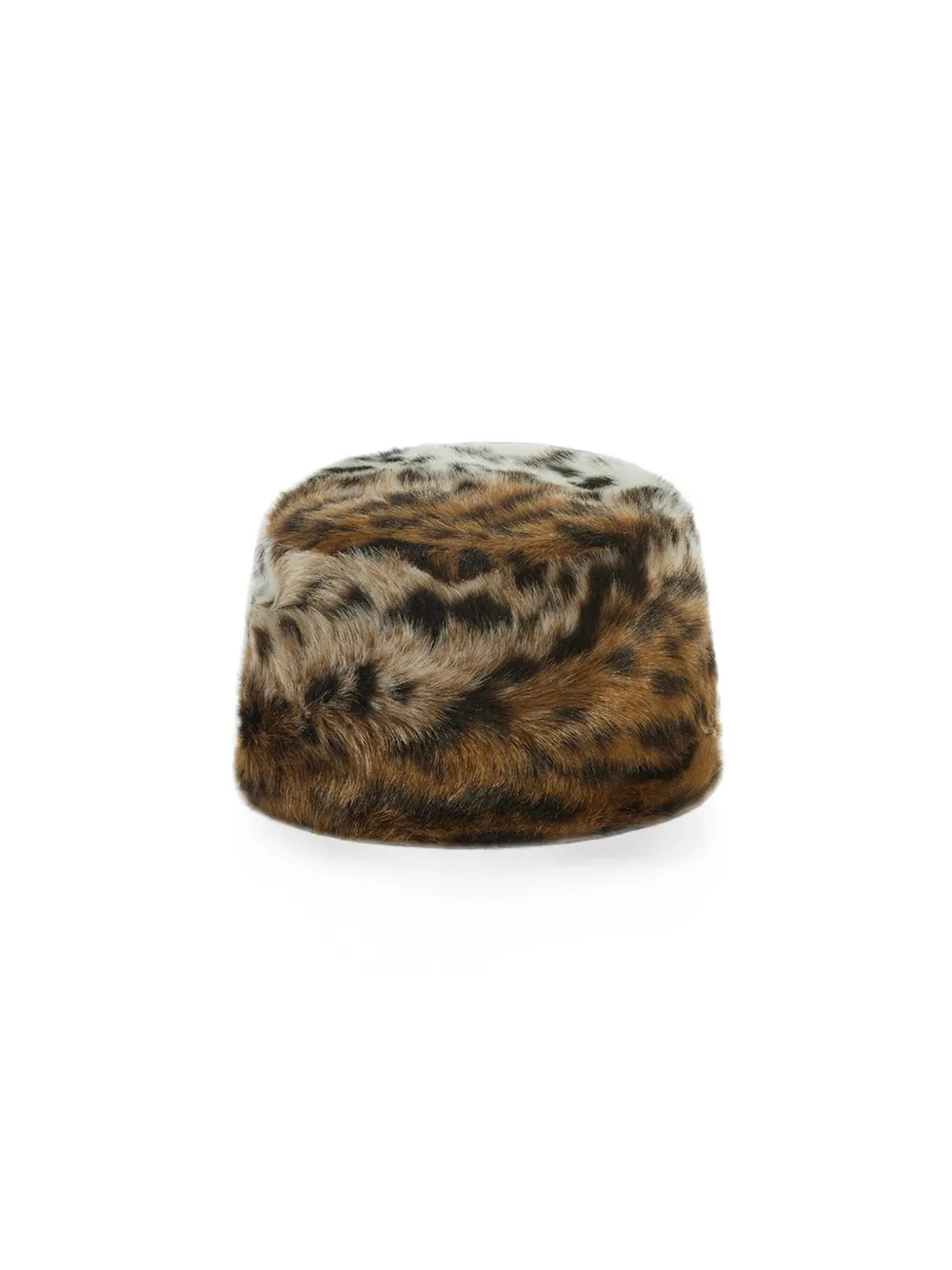 Apparis Margot leopard-print pillbox hat Bruin