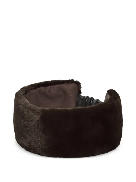 Apparis Eleni faux-fur headband