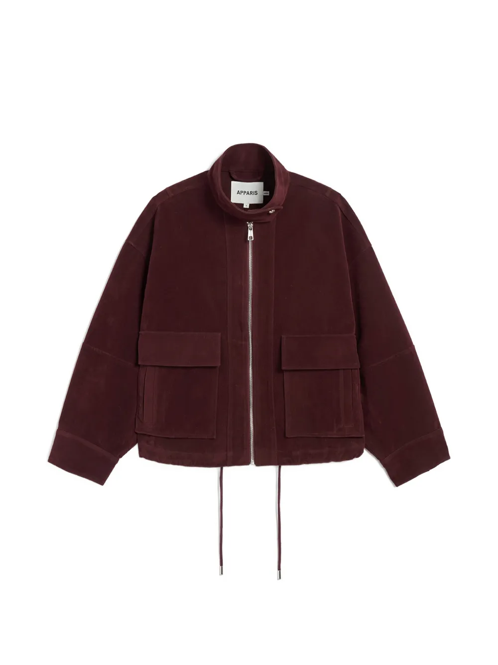 Apparis Kate faux-suede bomber jacket - Rosso