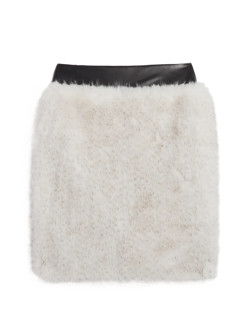 Apparis Aspen faux-fur skirt - Tons neutres Apparis Aspen faux-fur skirt - Tons neutres
