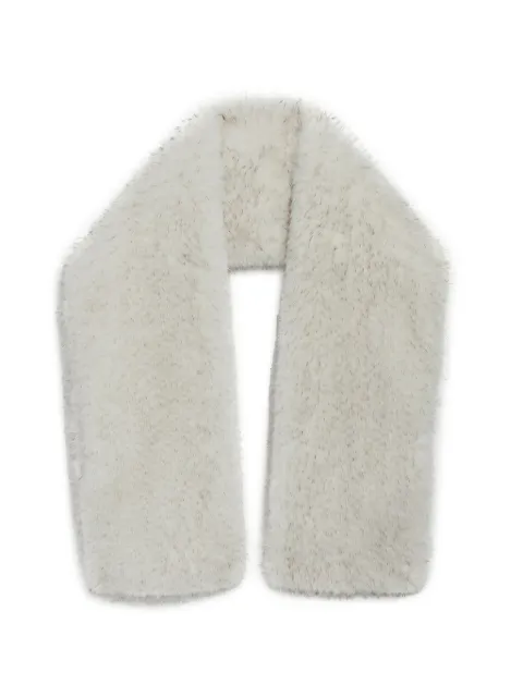 Apparis Dame Tipped faux-fur shawl