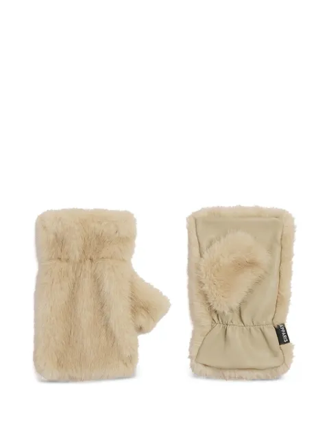 Apparis guantes sin dedos Harper de pelo artificial