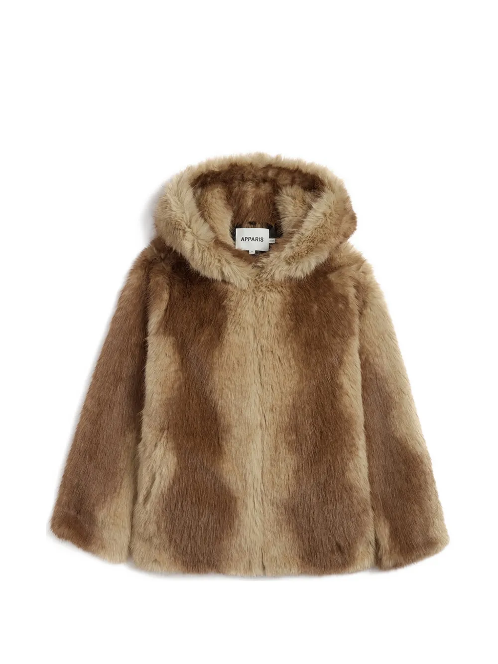 Apparis Katin faux-fur hooded coat - Marron Apparis Katin faux-fur hooded coat - Marron