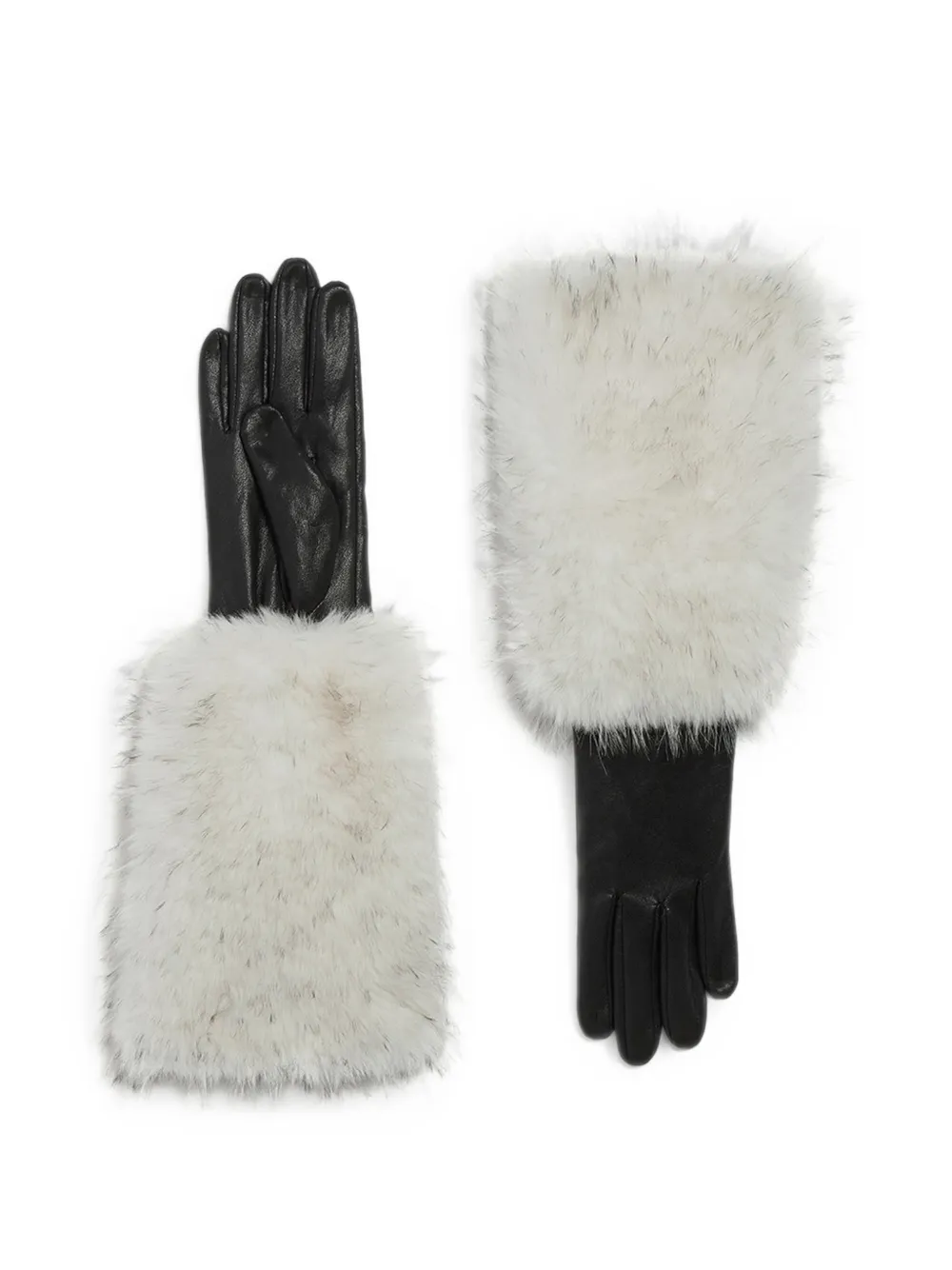 Apparis Robi faux-fur-trimmed gloves