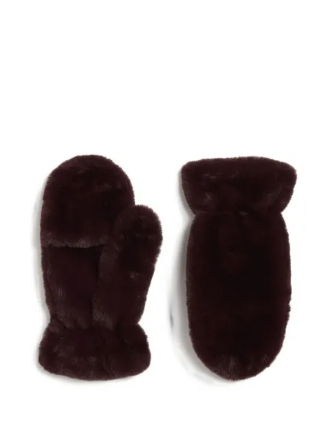 Apparis Coco faux-fur mittens
