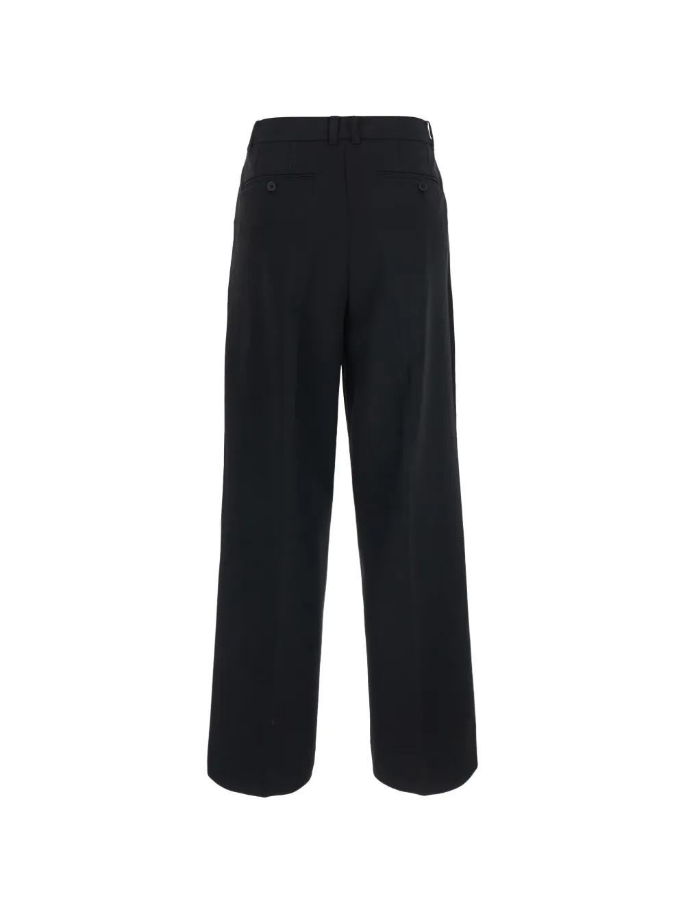 DUNST pleated wide-leg trousers Zwart