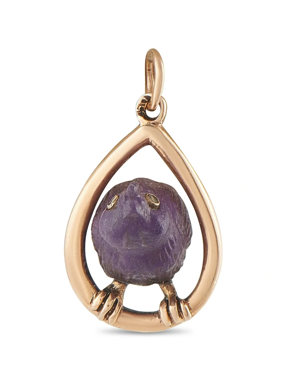 Fabergé pendentif oiseau serti d’améthyste et de diamants - Rose