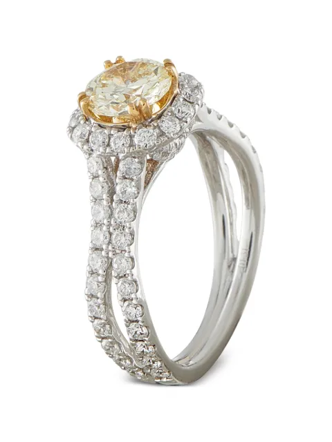 LB Exclusive diamond halo ring