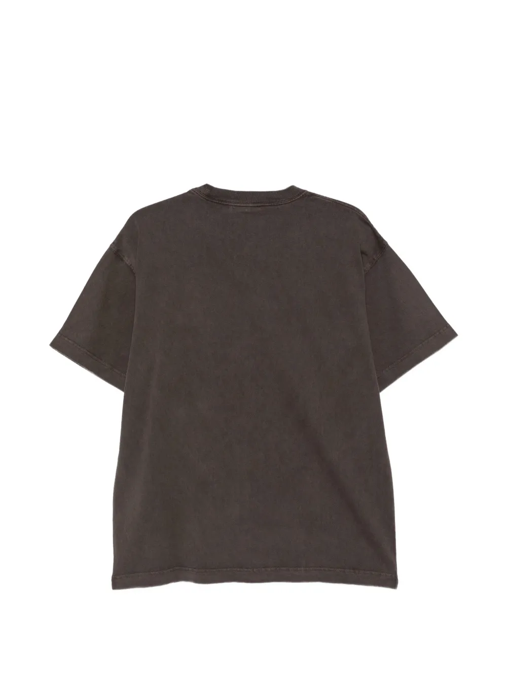 Carhartt WIP T-shirt met logopatch Bruin