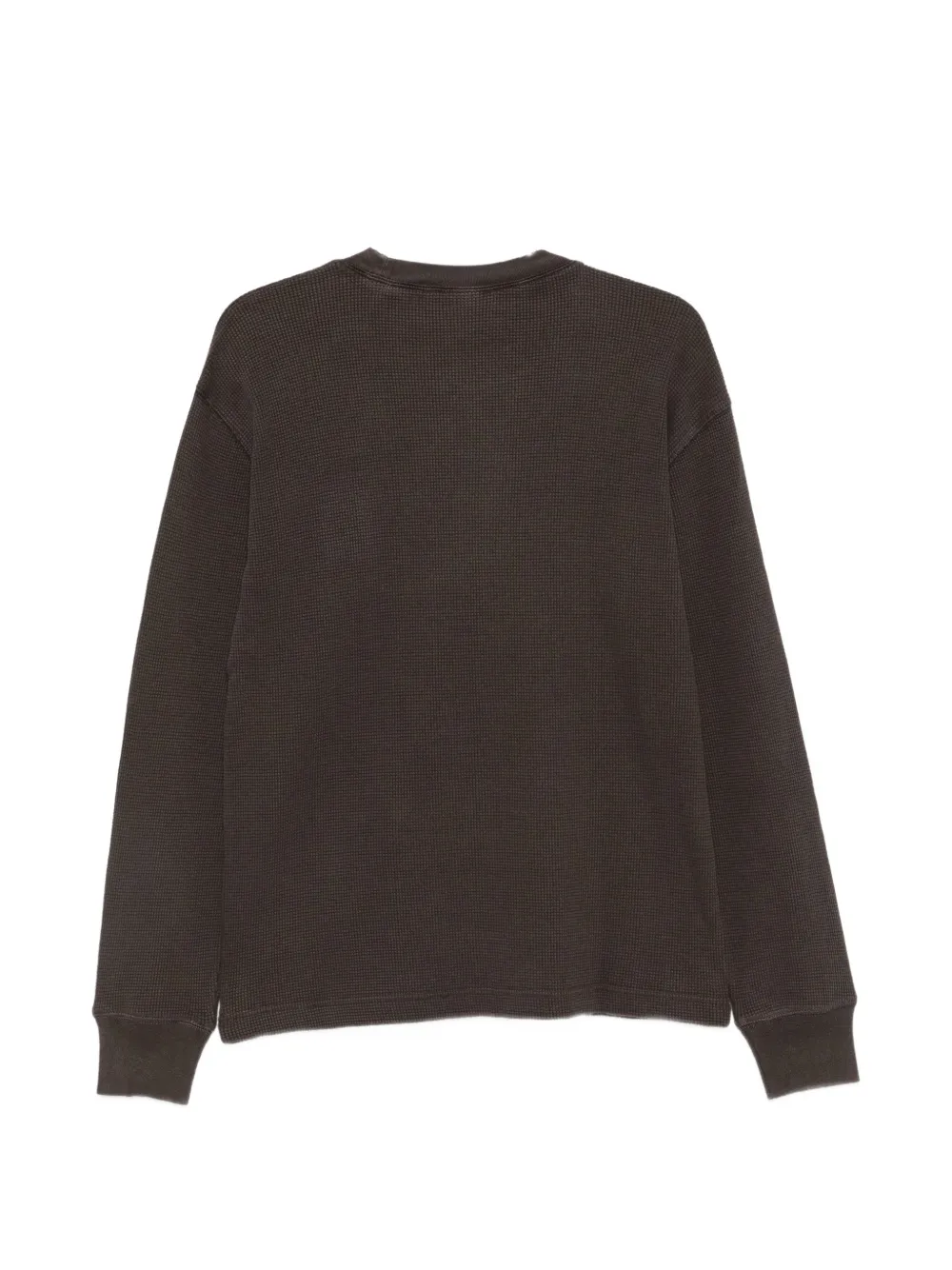 Carhartt WIP T-shirt met logopatch Bruin