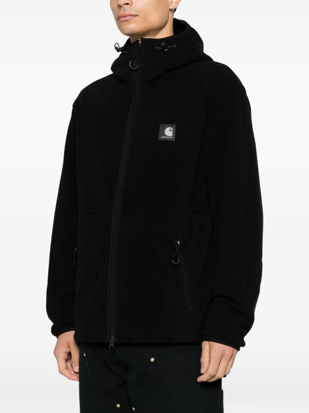 Carhartt WIP Blevin Liner jack met capuchon Zwart