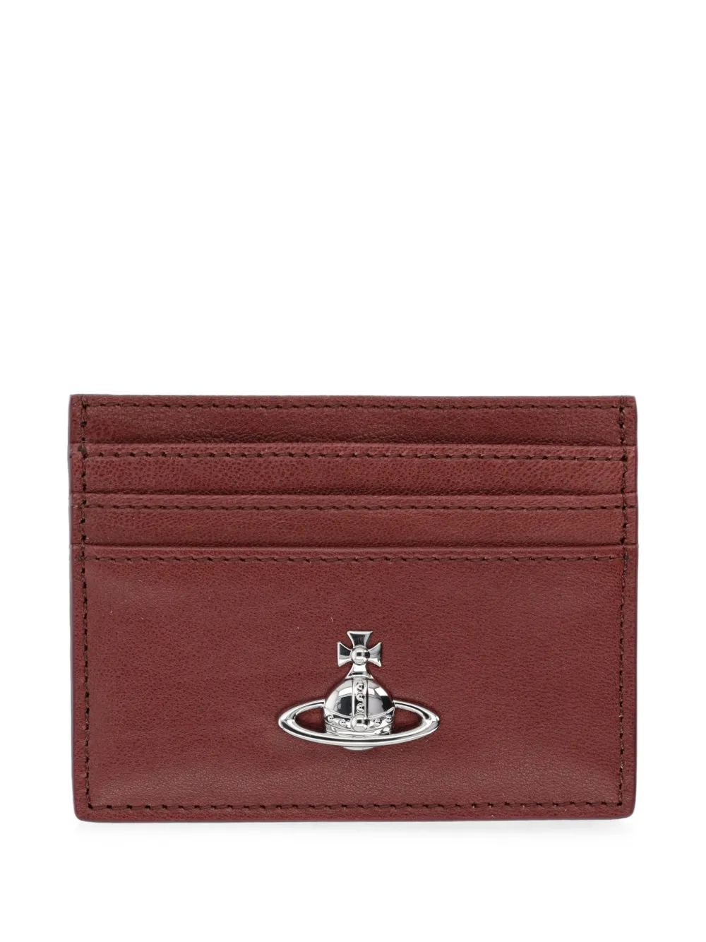Vivienne Westwood flat card holder - Braun