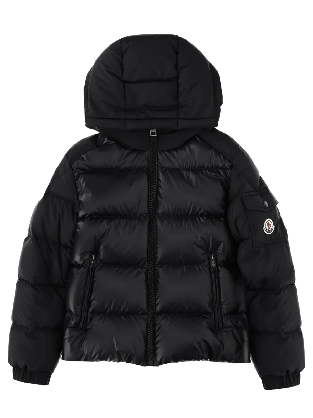 Moncler Enfant Gewatteerd jack Zwart