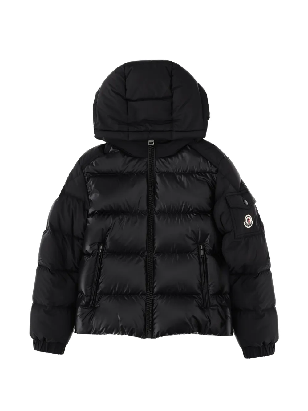 Moncler Enfant Gewatteerd jack Zwart