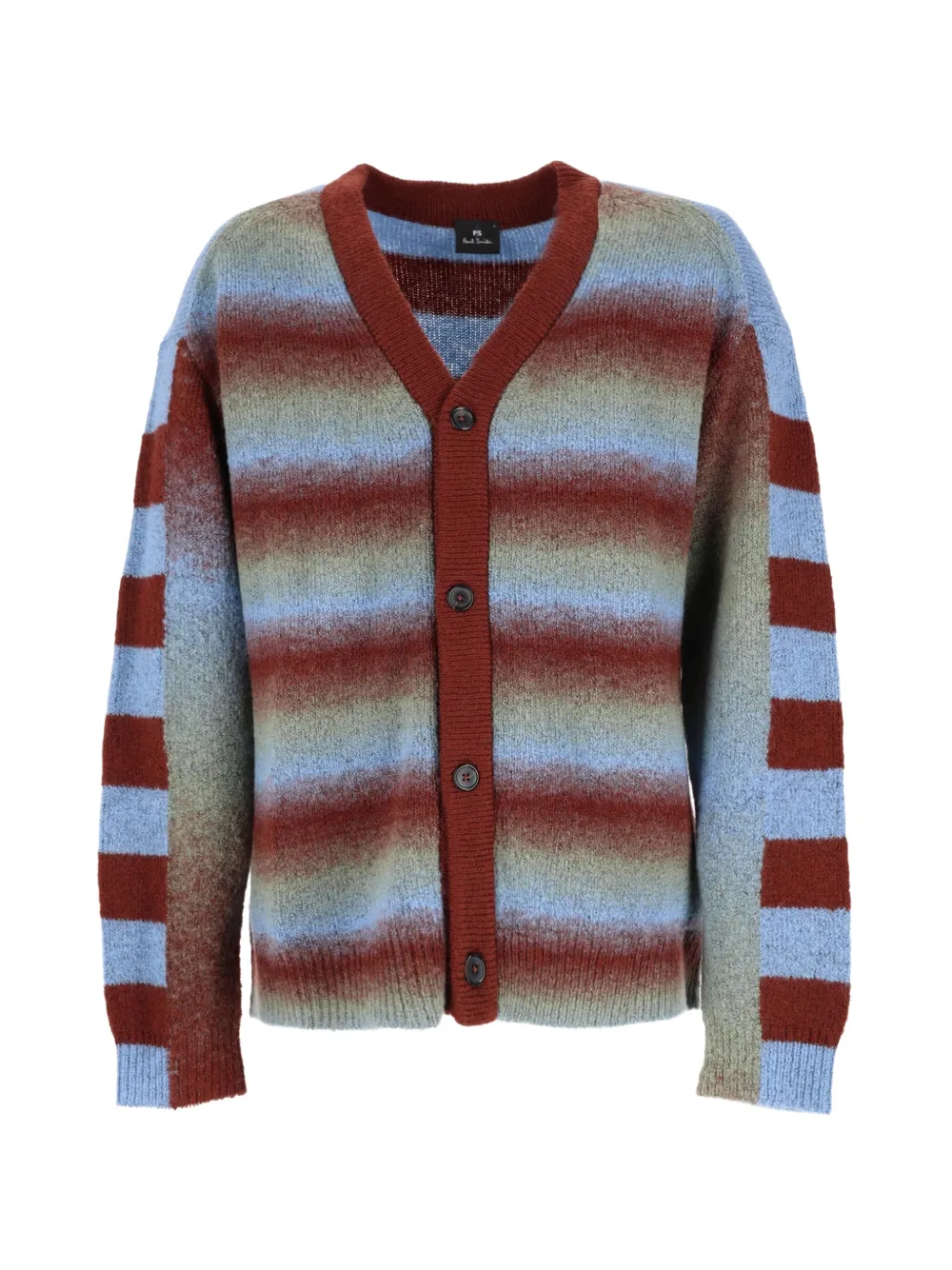PS Paul Smith Gestreept vest met kleurverloop Bruin