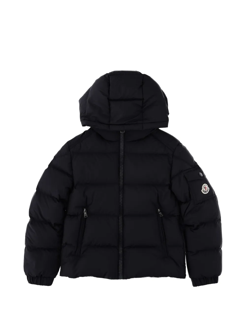 Moncler Enfant Jack met capuchon Zwart