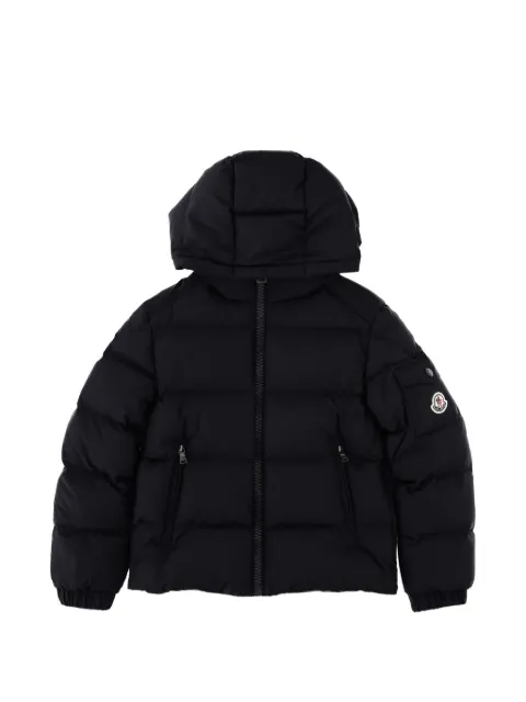 Moncler Enfant quilted hooded jacket