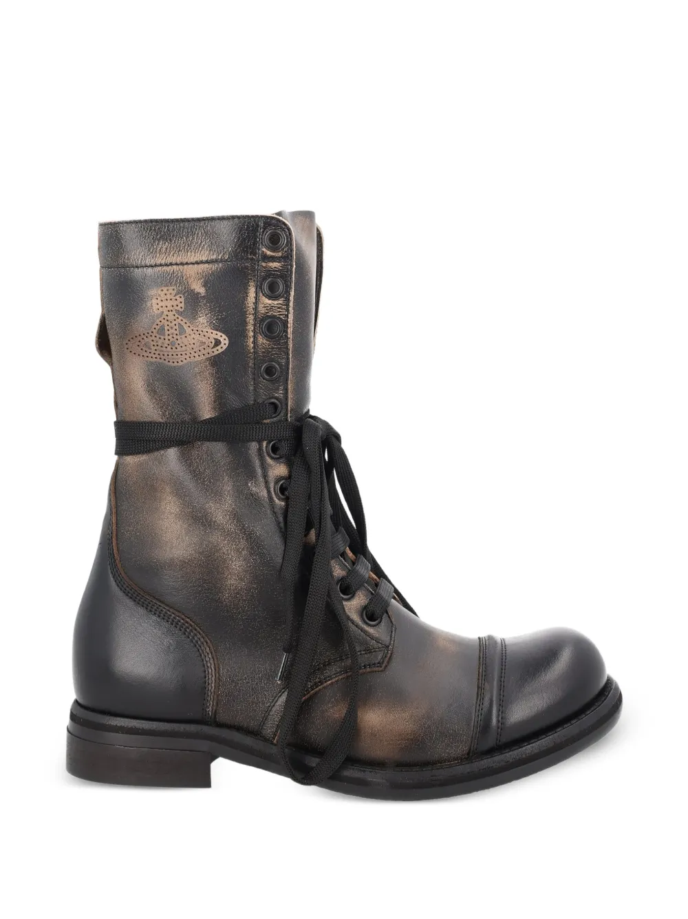 Vivienne Westwood Parachute Orb lace-up boots - Noir Vivienne Westwood Parachute Orb lace-up boots - Noir
