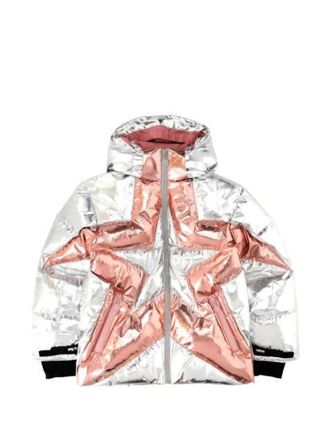 Stella McCartney Kids Wattierte Jacke mit Teerdetail