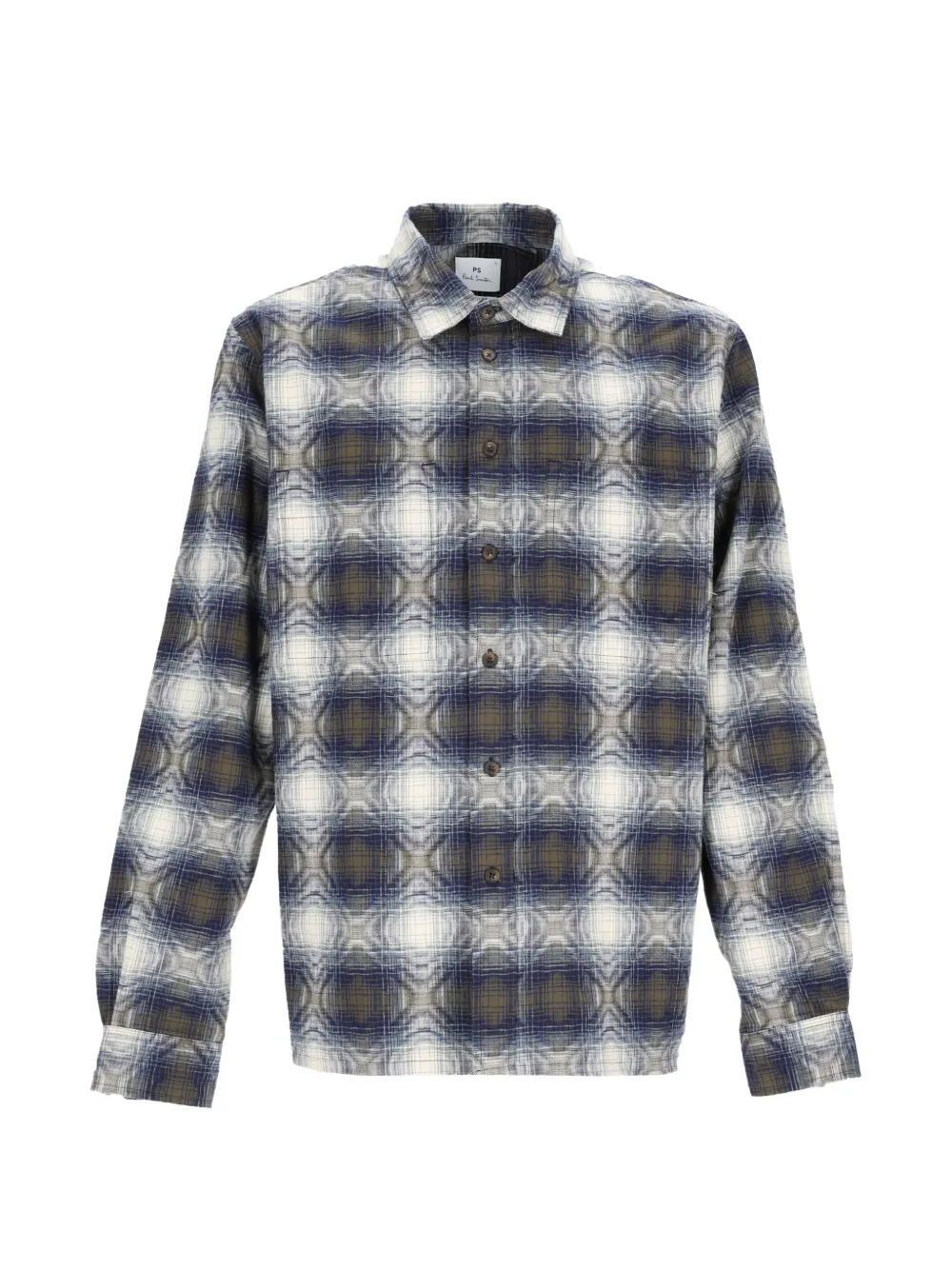 PS Paul Smith jacquard-check cotton shirt