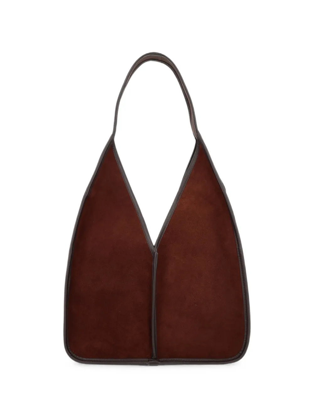 Hereu Hobo suede-panel shoulder bag