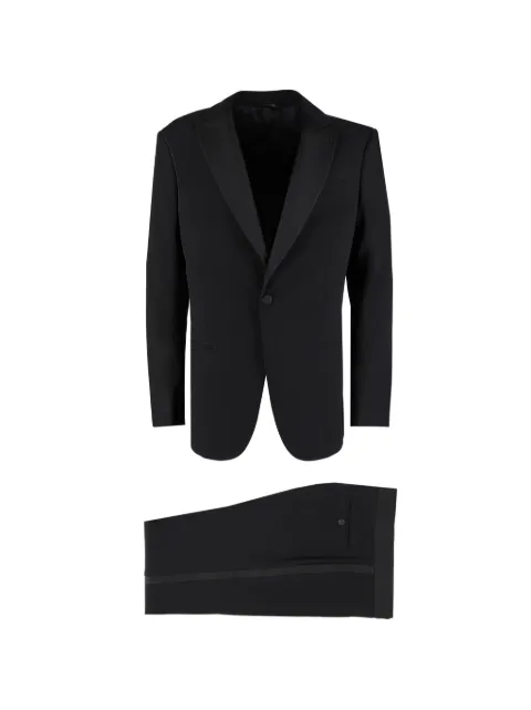 Giorgio Armani peak-lapel wool suit (set of two)