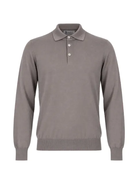 Brunello Cucinelli long-sleeve polo shirt