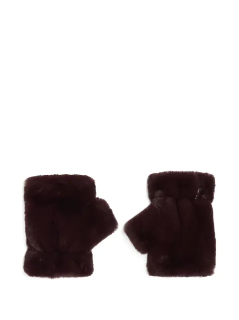 Apparis Ariel faux-fur fingerless gloves