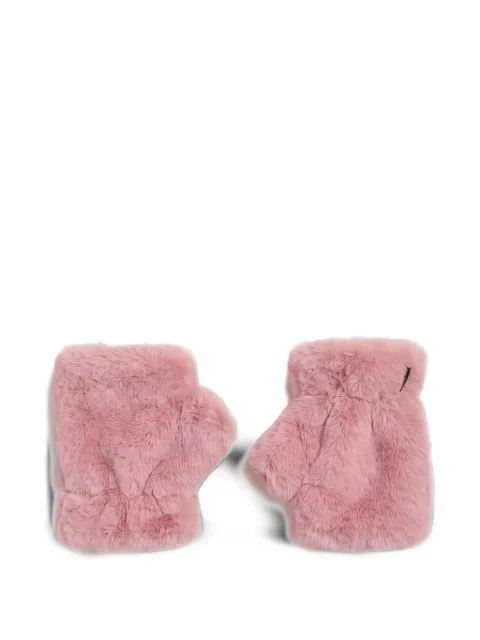 Apparis Ariel faux-fur fingerless gloves