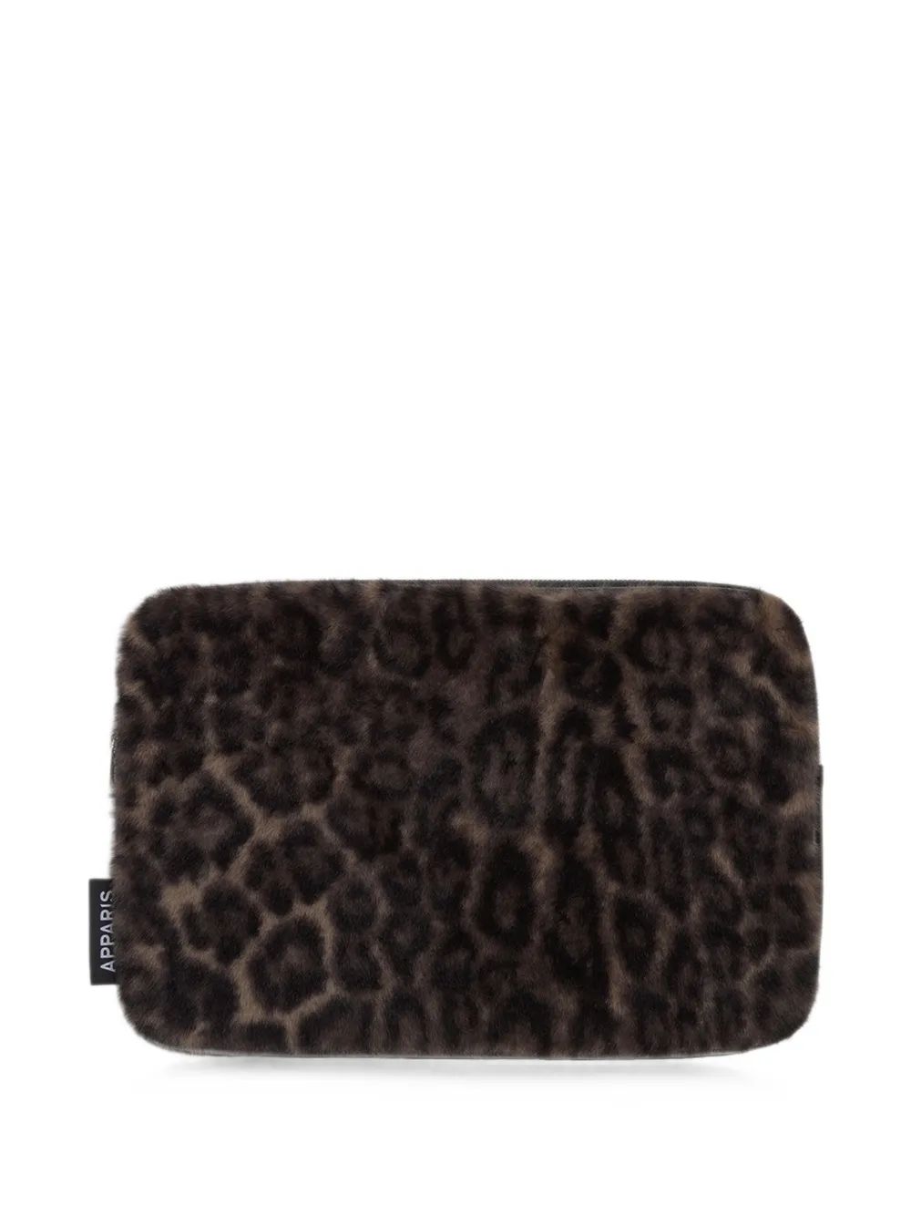 Apparis Elle leopard-print laptop sleeve - Marron Apparis Elle leopard-print laptop sleeve - Marron