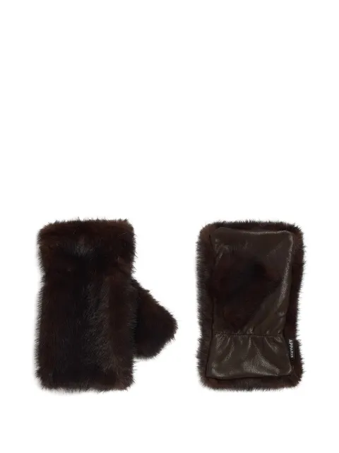 Apparis Harper faux-fur fingerless gloves