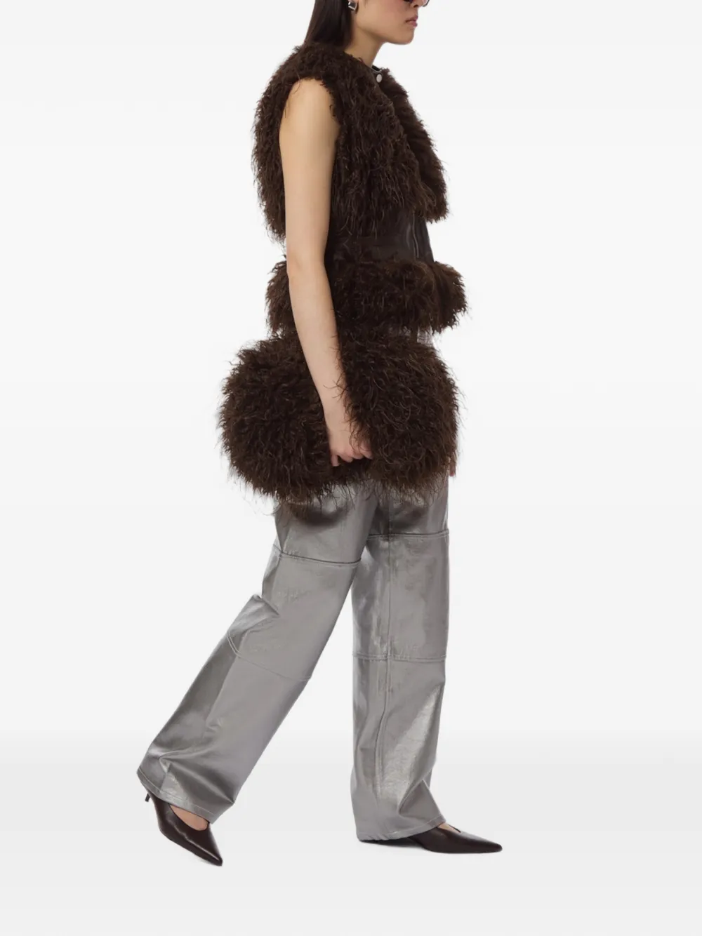 Apparis Jumbo Noor pochette Bruin