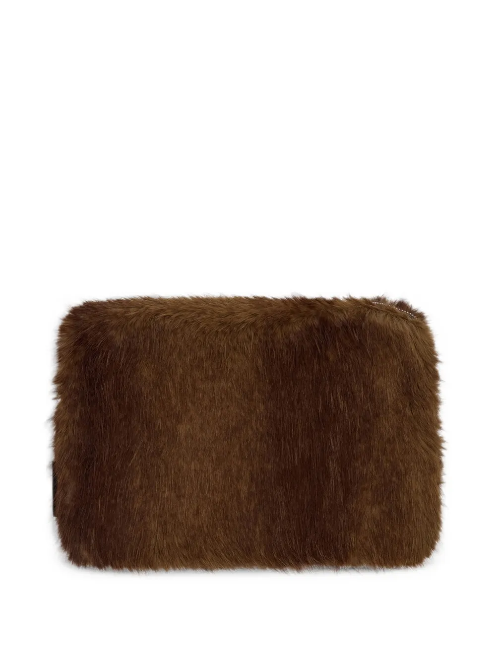 Apparis Elle faux-fur laptop sleeve - Marrone