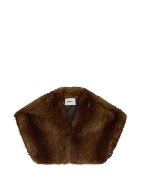 Apparis Devin faux-fur shrug jacket