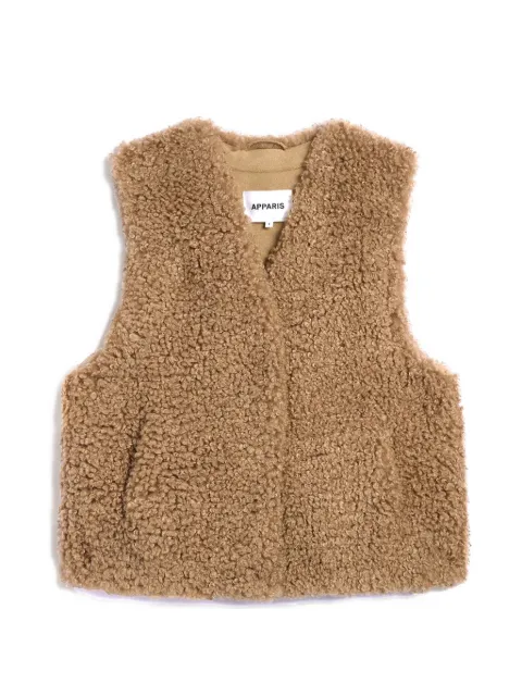 Apparis Lyle bouclé vest