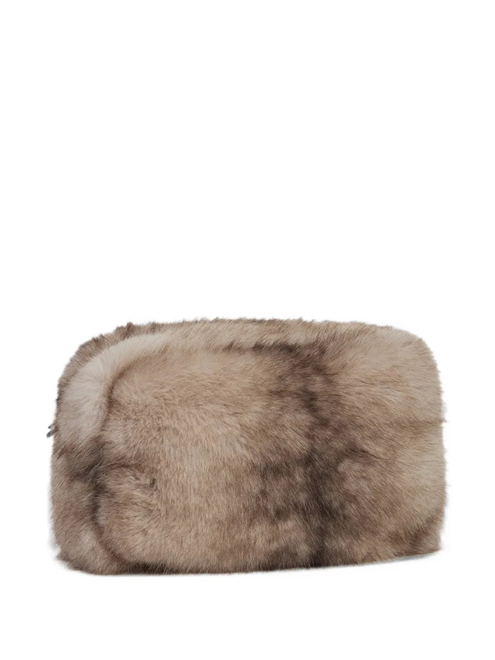 Apparis Jumbo Noor faux-fur clutch bag - Toni neutri