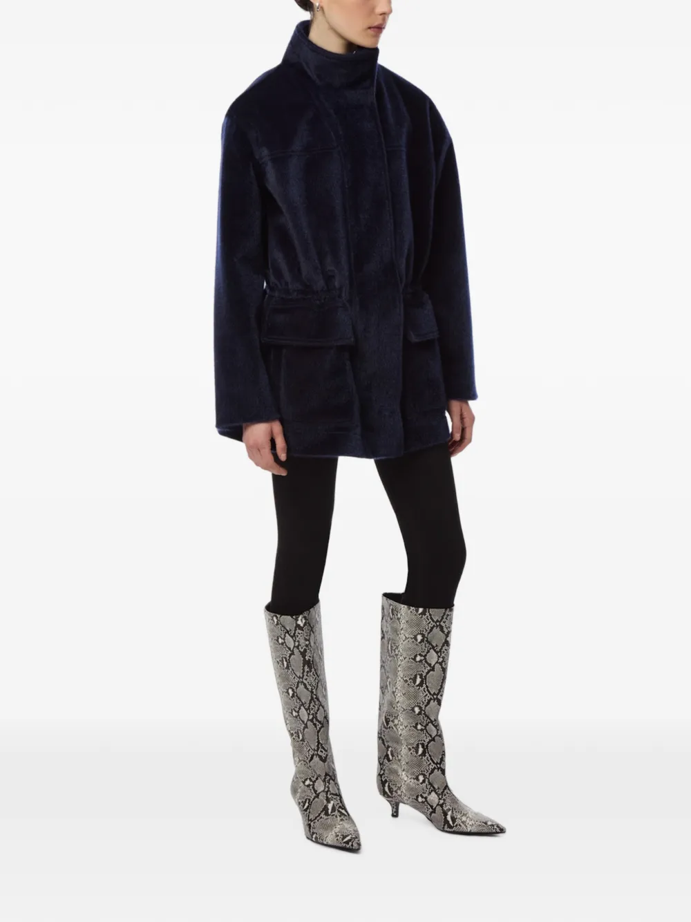 Apparis Edie parka van imitatiebont Blauw